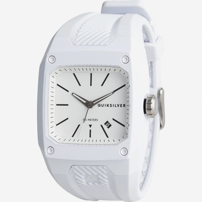 Tactik - Analogue Watch for Men - White - Quiksilver