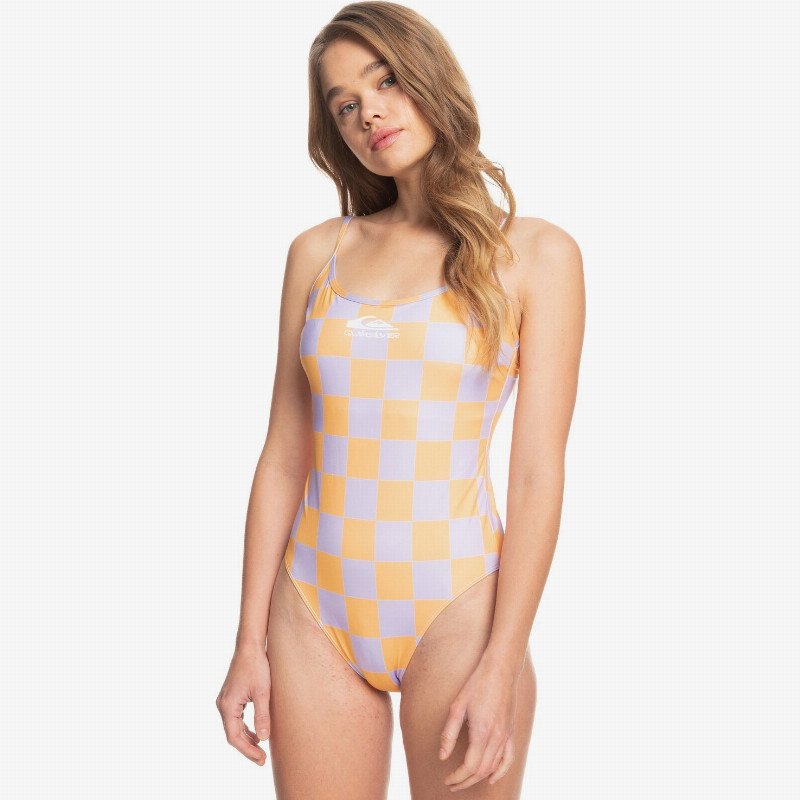 The Geo - One-Piece Swimsuit for Women - Orange - Quiksilver