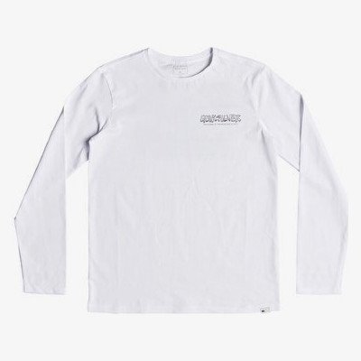 THE ORIGINAL M AND W - LONG SLEEVE T-SHIRT FOR BOYS 8-16 WHITE