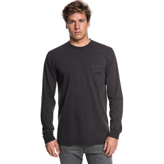 THE STITCH UP - LONG SLEEVE T-SHIRT FOR MEN BLACK