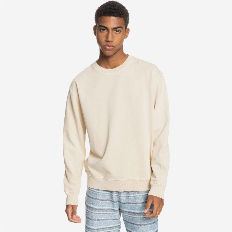 Trip Away - Organic Sweatshirt for Men - White - Quiksilver