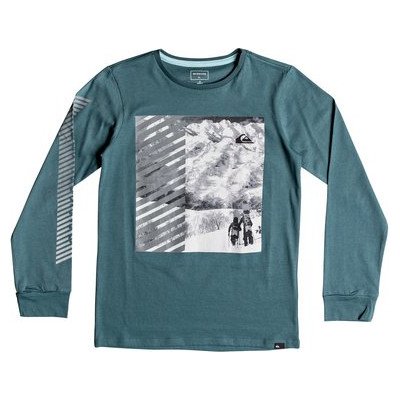 UNDER WATER - LONG SLEEVE T-SHIRT FOR BOYS 8-16 BLUE