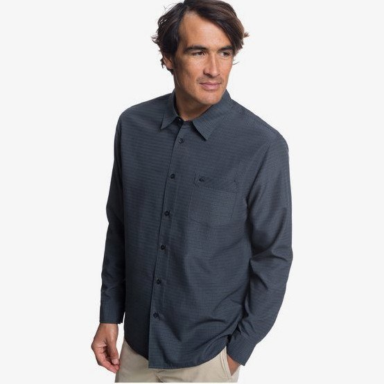 WATERMAN CENTINELA - TECHNICAL LONG SLEEVE SHIRT FOR MEN BLACK
