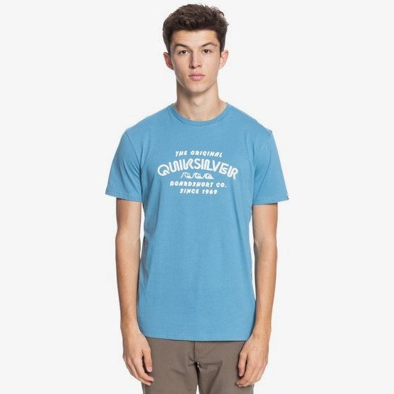 Wider Mile - T-Shirt for Men - Blue - Quiksilver