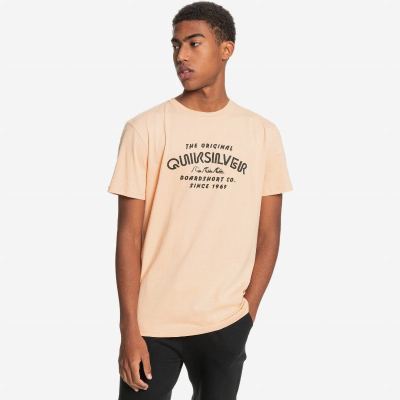 Wider Mile - T-Shirt for Men - Orange - Quiksilver