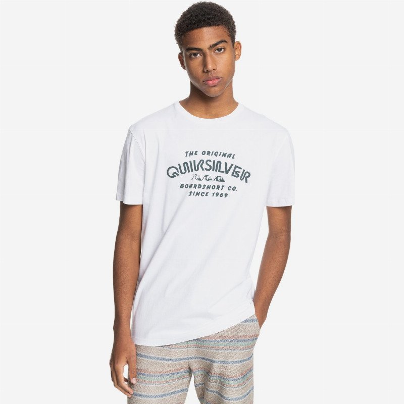 Wider Mile - T-Shirt for Men - White - Quiksilver