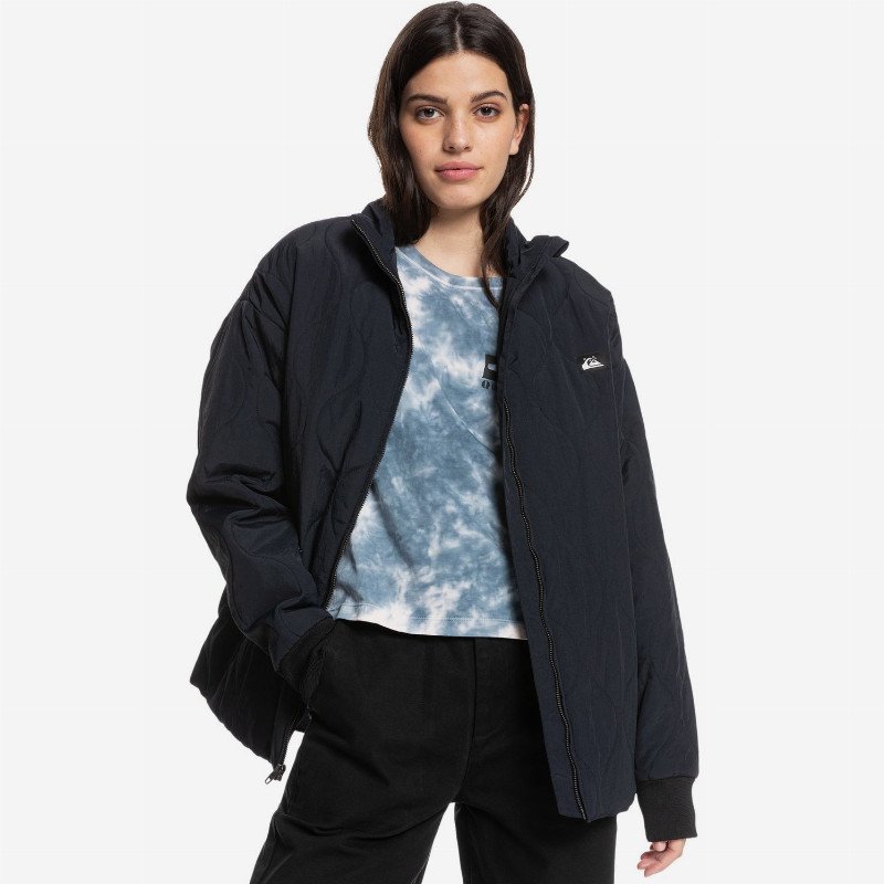 Winter Sky - Puffer Jacket for Women - Black - Quiksilver