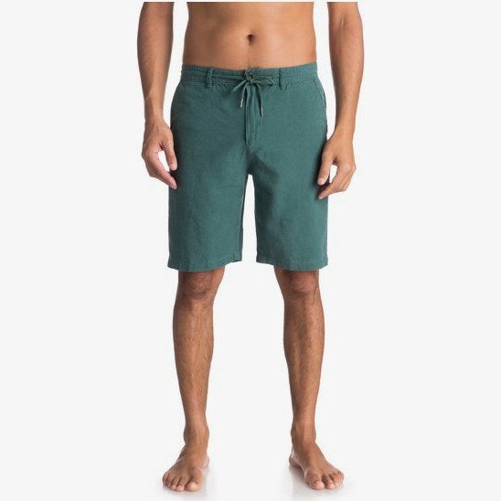 WISLAB - CHINO SHORTS FOR MEN GREEN
