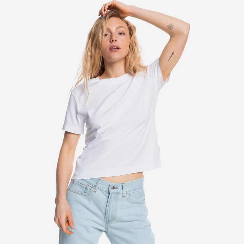 Quiksilver Womens - Organic T-Shirt for Women - White - Quiksilver