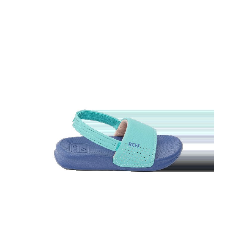 Boys Little One Sliders in Dusk & Aqua