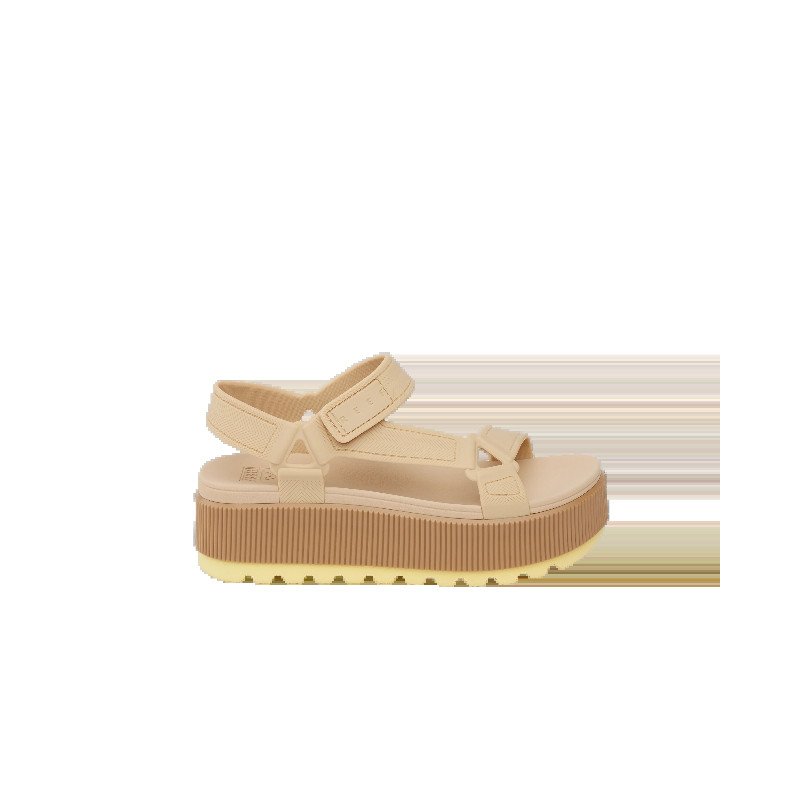 Water Rem Higher Sandal in Pale Banana
