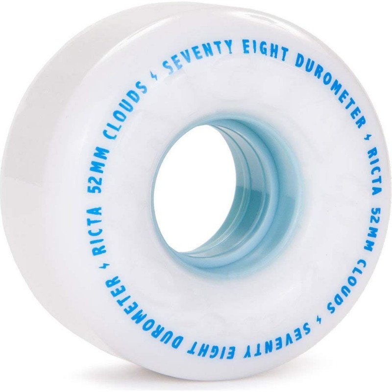 Value not found Ricta Unisex Adult Clouds 78A 78a Cruiser Formula. Smooth-rolling and Fast 78a Soft Urethane With A Solid, 78d Core - White/Blue, 56mm