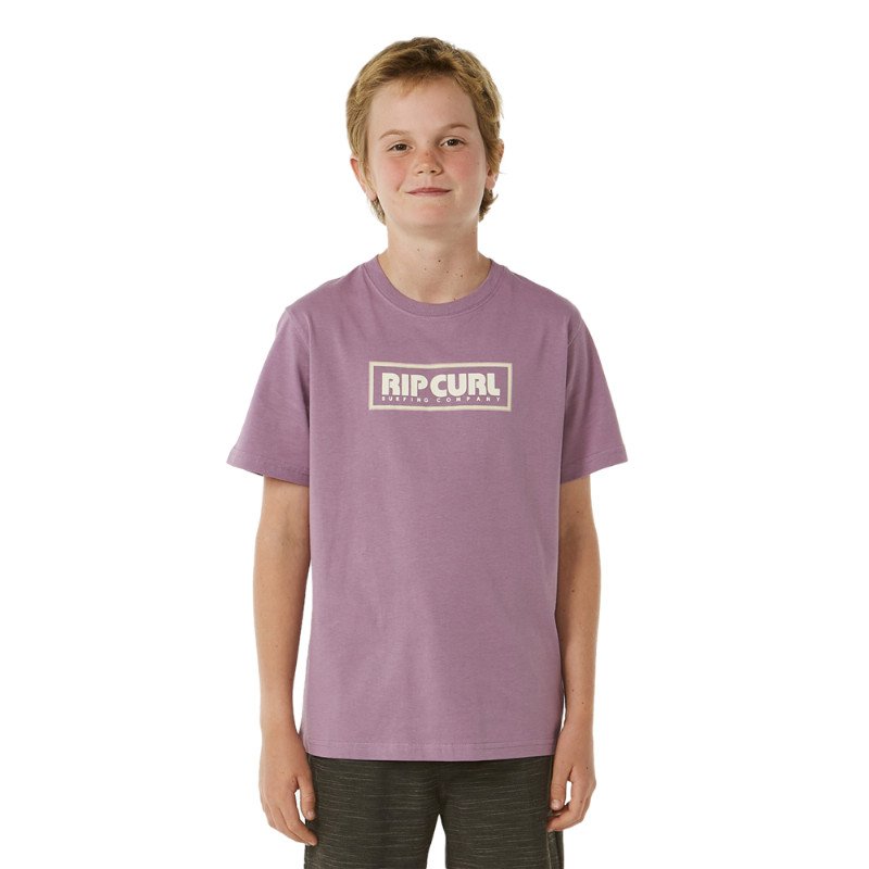 Rip Curl Boys Big Mumma Icon T-Shirt - Dusty Purple