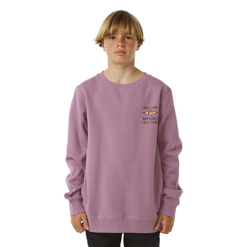 Rip Curl Boys Lost Island Sweatshirt - Dusty Purple