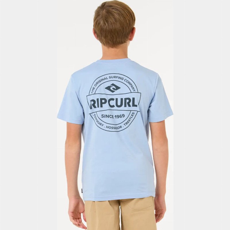 Boys Staple T-Shirt in Ice Blue