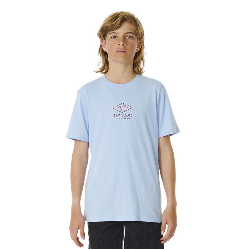 Rip Curl Boys Surf Logo T-Shirt - Cool Blue