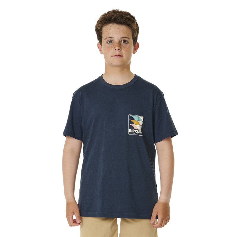 Rip Curl Boys Surf Revival Line Up T-Shirt - Dark Navy