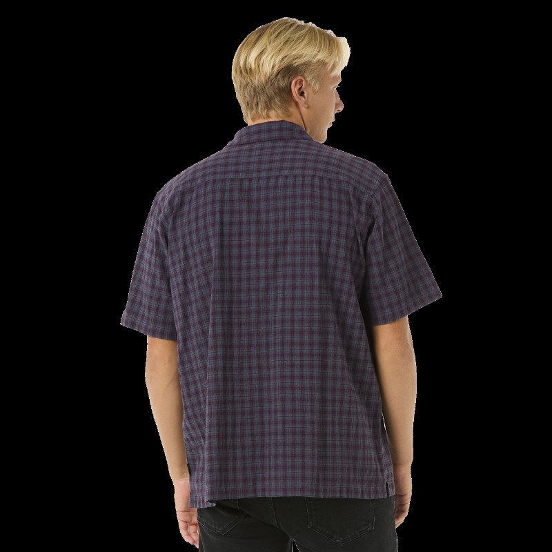 Classic Surf Check Shirt in Pine Night