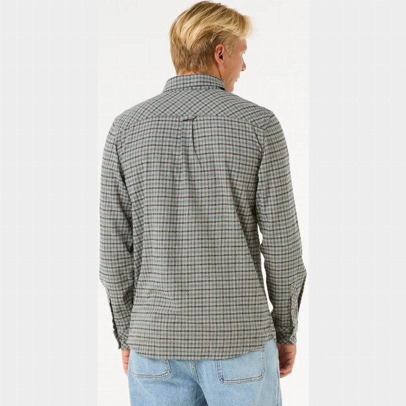 Classic Surf Checked Shirt in Bluestone