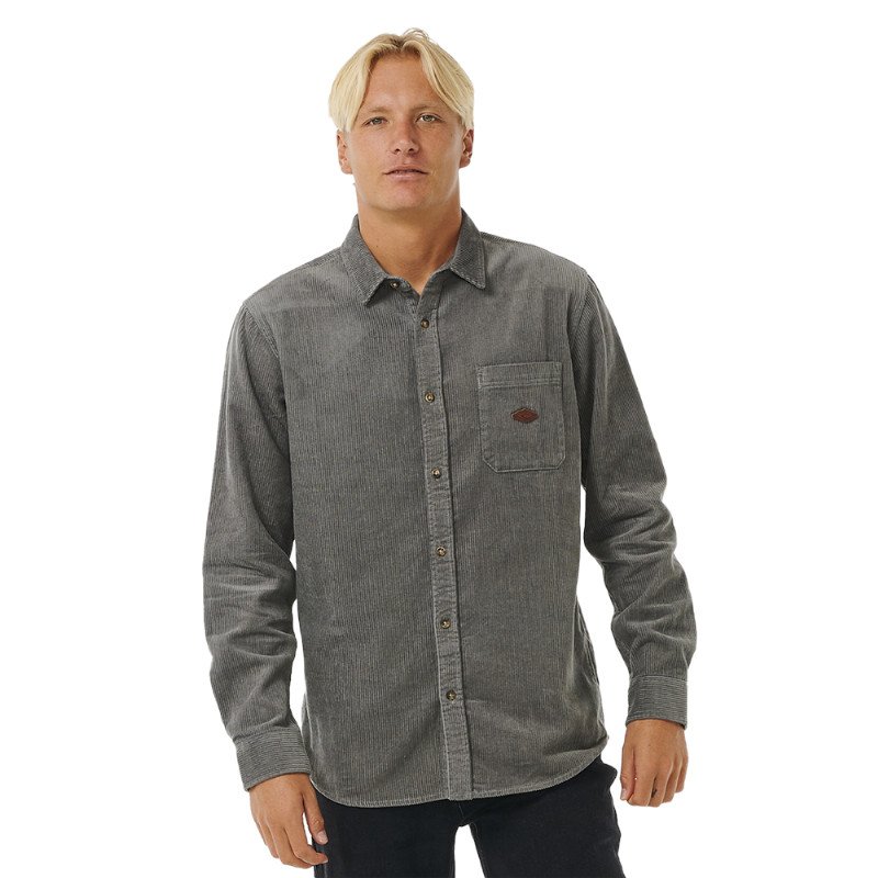 Rip Curl Classic Surf Corduroy Shirt - Charcoal Grey