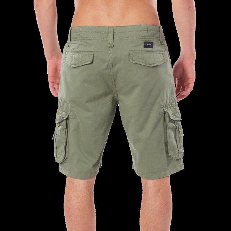 Classic Surf Trail Cargo Walkshorts in Mid Green