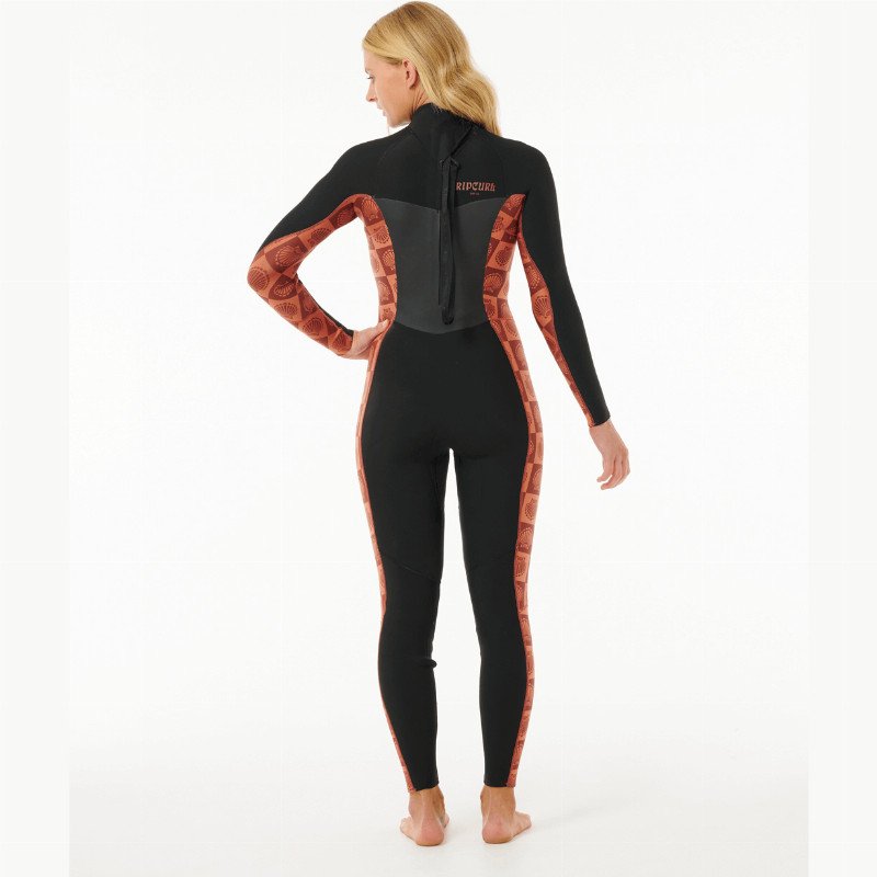 DAWN PATROL 5/3MM BACK ZIP WETSUIT IN RUST