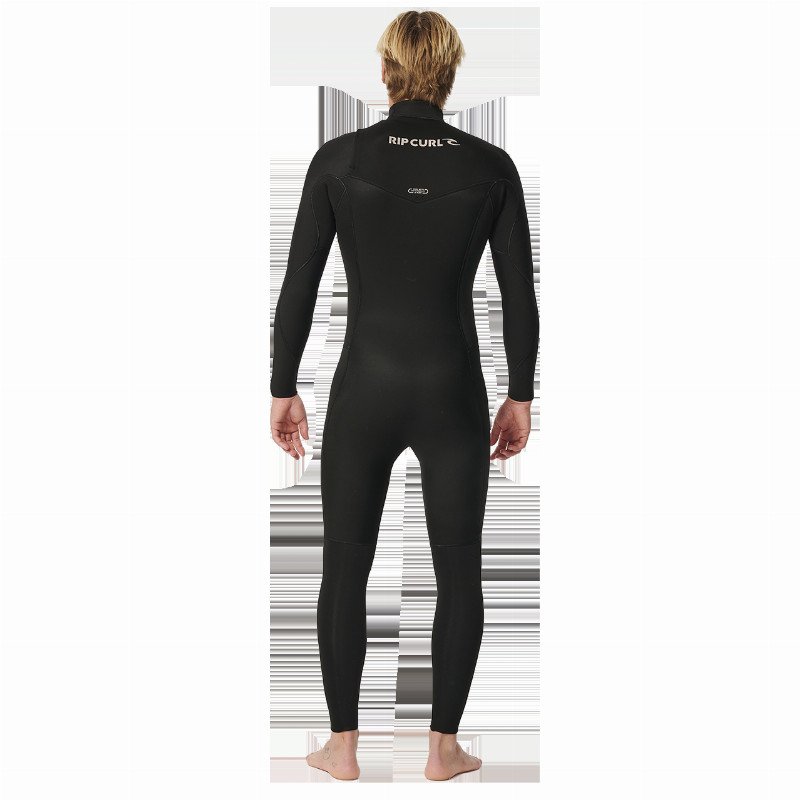 Dawn Patrol Performance 4/3mm Chest Zip Wetsuit in Black