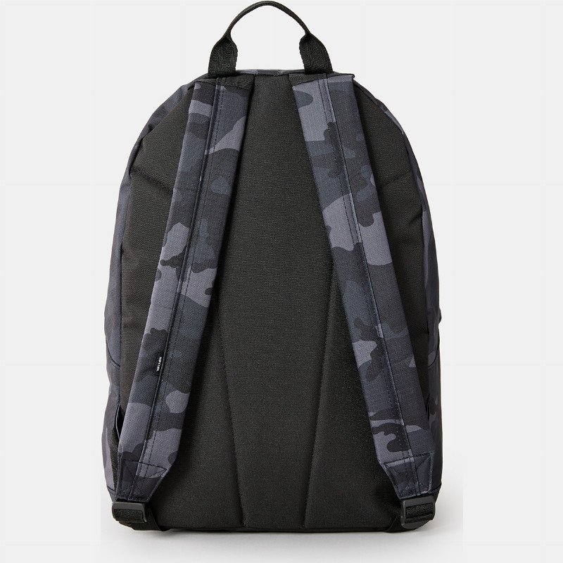 Double Dome Backpack in Black & Grey