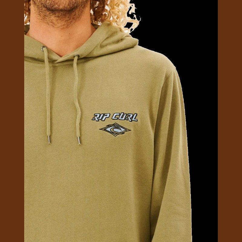 Fade Out Hoodie in Washed Moss