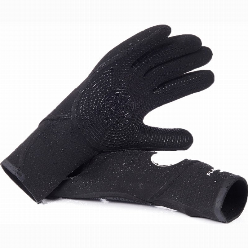Rip Curl Flash Bomb 5mm Wetsuit Gloves - Black