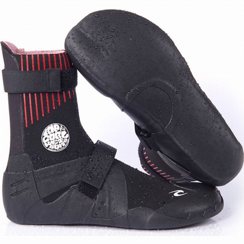 Rip Curl FlashBomb 5mm Hidden Split Toe Wetsuit Boots - Black