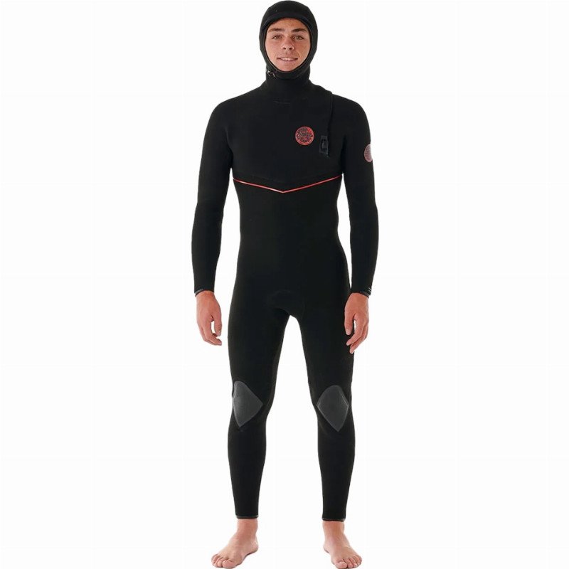 Rip Curl Flashbomb Fusion 5/3mm Hooded Zipless Wetsuit - Black - LT