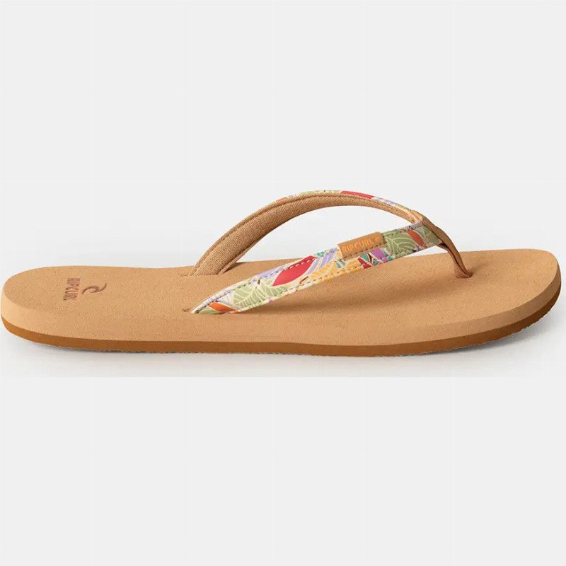 Freedom Bloom Flip Flops in Mango
