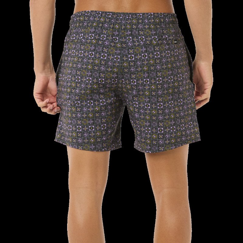 Fun Times Volley Shorts in Smokey Grape