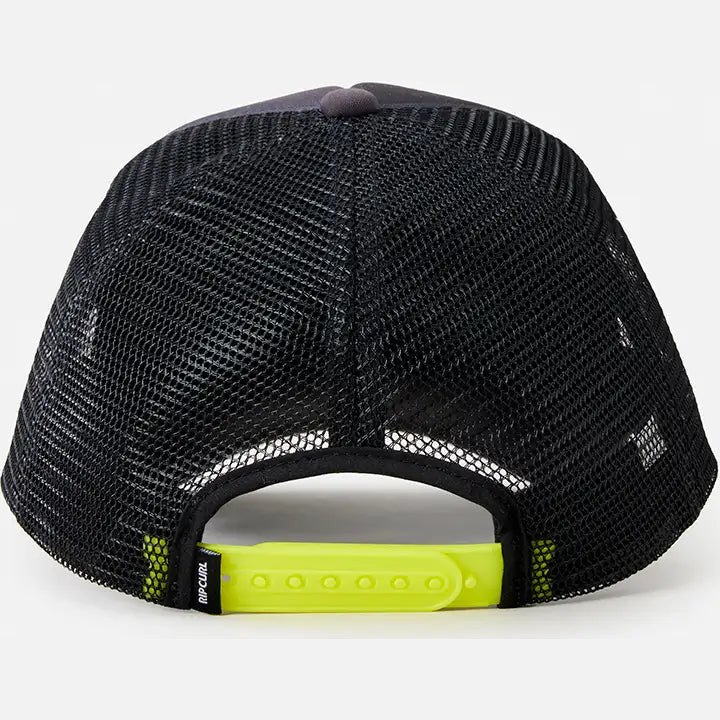 Girls Mixed Trucker Cap in Washed Black