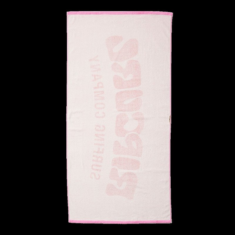 Graphic Standard Towel in Pink