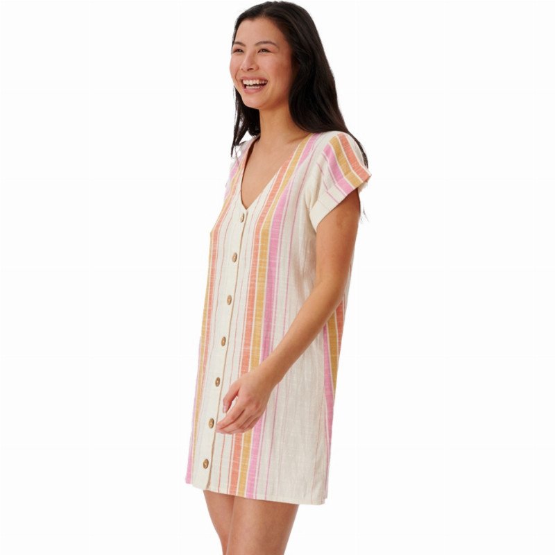 Rip Curl Heat Wave Mini Dress - Bone