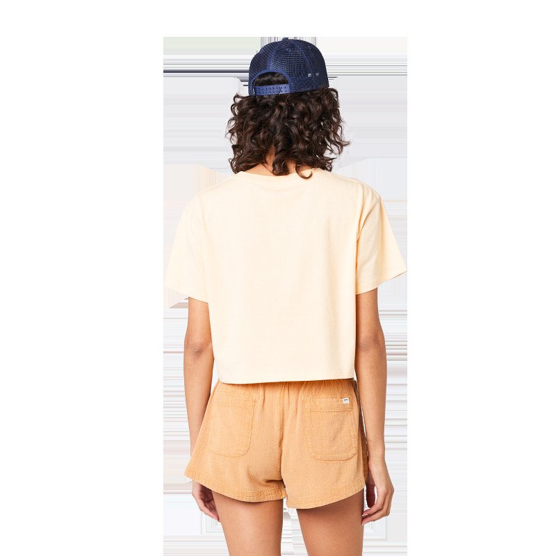 Jeffreys Crop T-Shirt in Light Orange