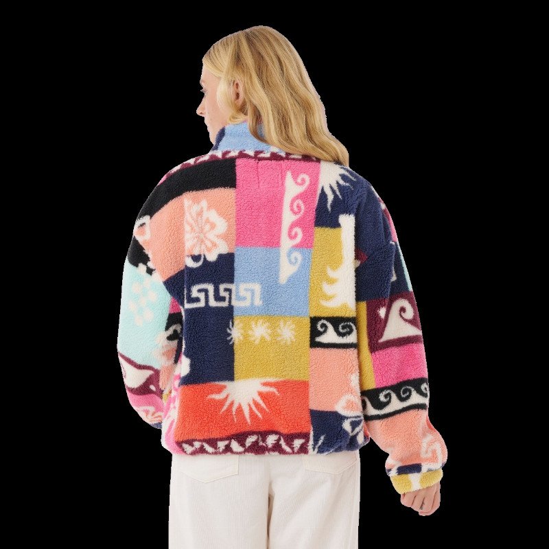 Keepsakes From Waikiki Polar Fleece Jacket in Multi Colour