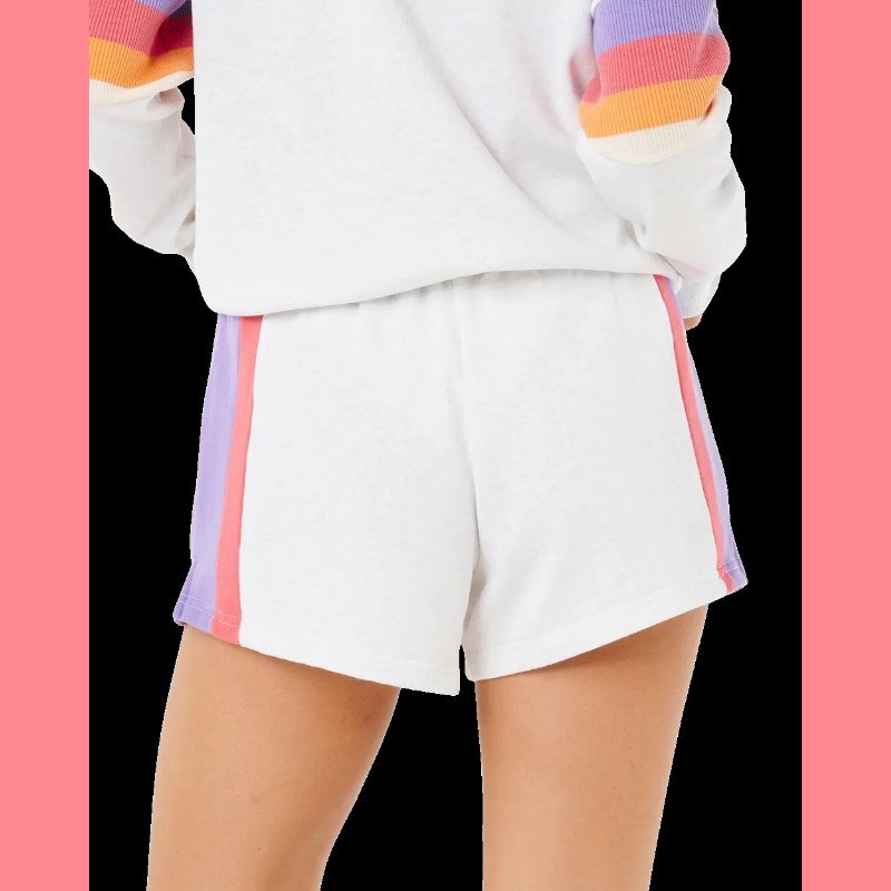 Las Dalias Colourblock Walkshorts in Grey Marle