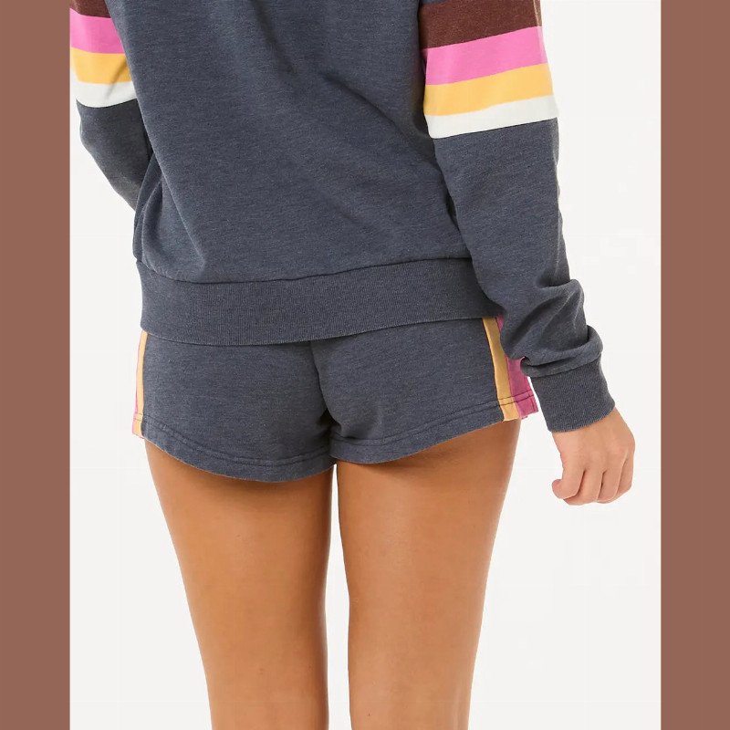 Las Dalias Colourblock Walkshorts in Navy