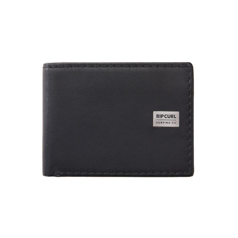 Rip Curl Marked RFID Leather Wallet - Black