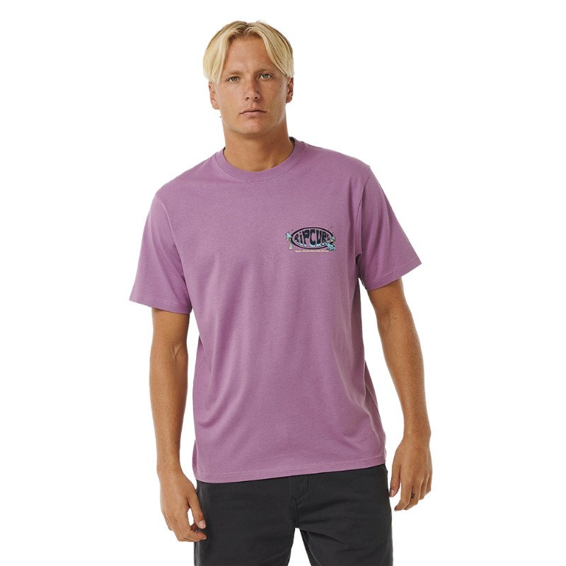 Rip Curl Mason Pipeliner T-Shirt - Dusty Purple