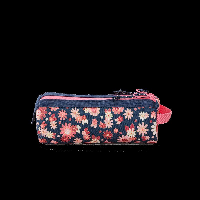 Mixed Pencil Case in Navy Pink