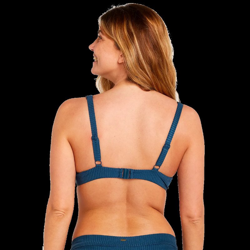Modern Rib B/C Cup Bikini Top in Dark Blue
