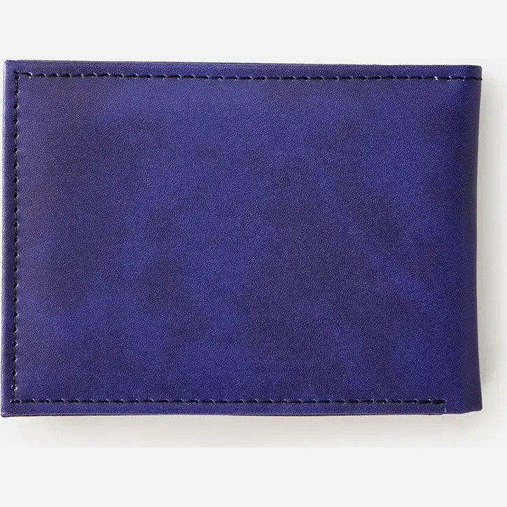Party Pack PU Slim Wallet in Dark Purple
