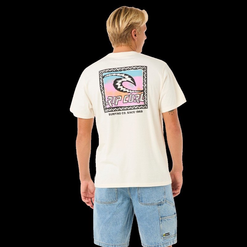 Raw Energy Trad T-Shirt in Bone
