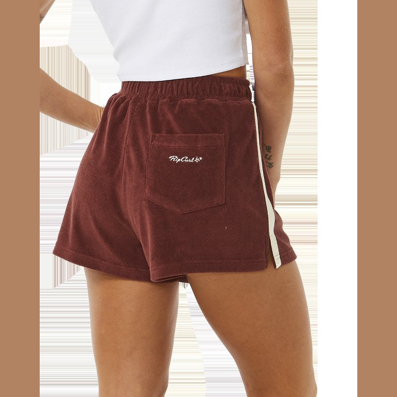 Revival Terry Shorts in Plum