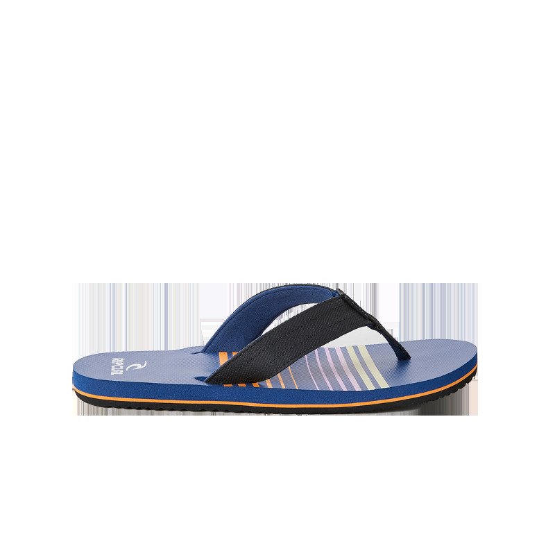 Ripper Flip Flops in Blue & Orange
