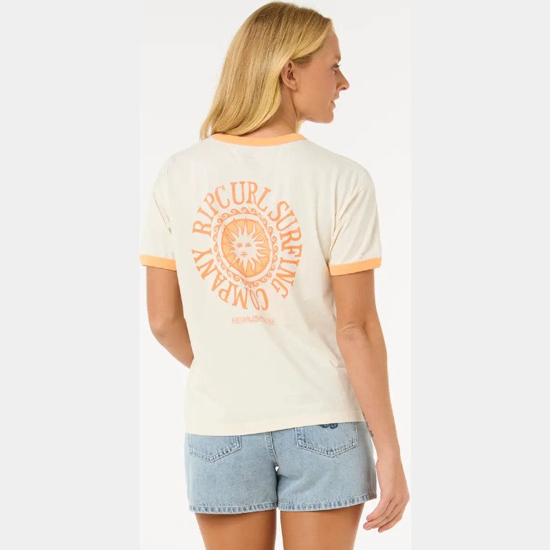San Carlos Ringer T-Shirt in Bone